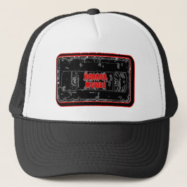 Gorra De Camionero Películas de terror - Vídeo Cassette negro rojo