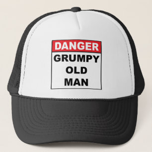 Gorra De Camionero Peligro: Viejo gruñón