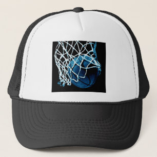 Gorra De Camionero pelota de baloncesto azul