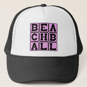 Gorra De Camionero Pelota de playa, Juguete de playa