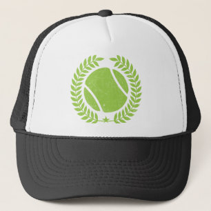 Gorra De Camionero Pelota de tenis y diseño del vintage del equipo