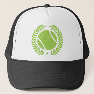 Gorra De Camionero Pelota de tenis y diseño del vintage del equipo