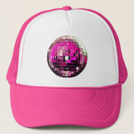 Gorra De Camionero Pelota discográfica metálica rosa