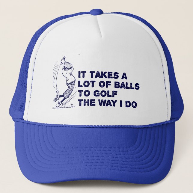 Gorra De Camionero Pelotas de golf (Anverso)