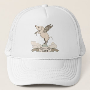 Gorra De Camionero Pelotón de los cerdos del vuelo
