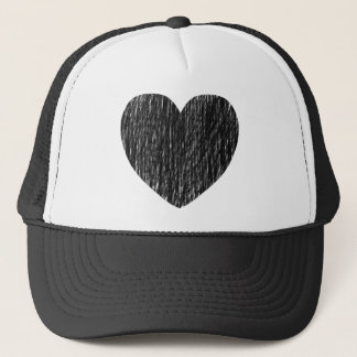 Gorra De Camionero Pencillado en - Negro