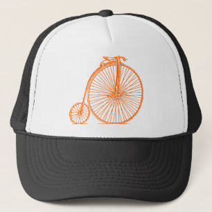 Gorra De Camionero Penny Farthing - Naranja