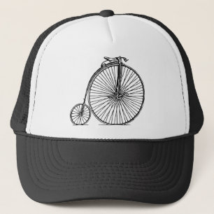 Gorra De Camionero Penny Farthing - Negro