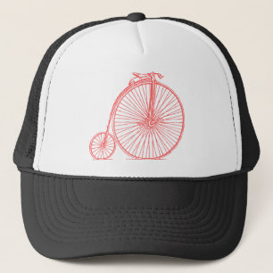 Gorra De Camionero Penny Farthing - Rosa tropical