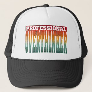 Gorra De Camionero Pensador Excesivo Profesional