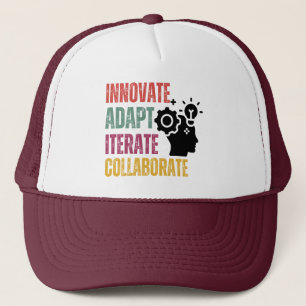 Gorra De Camionero Pensamiento positivo de los principios básicos de