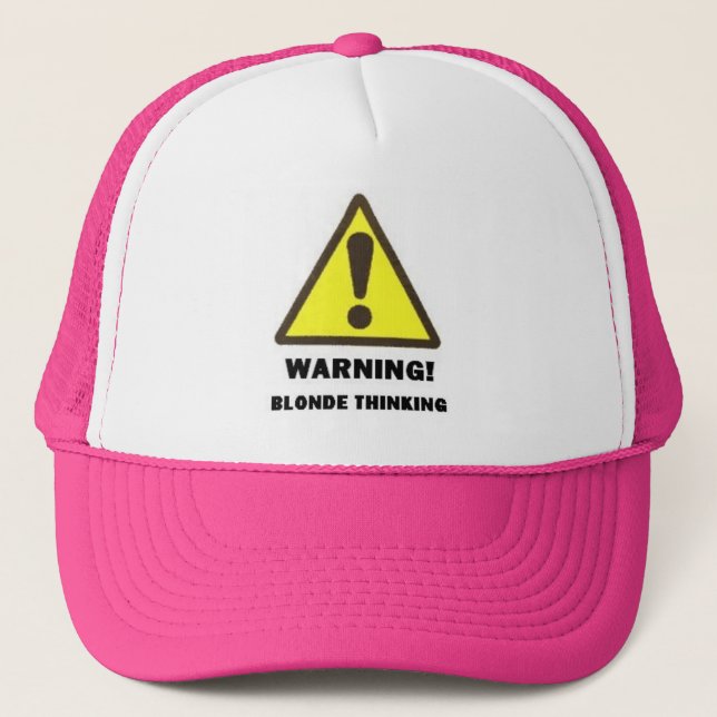 Gorra De Camionero pensamiento rubio (Anverso)