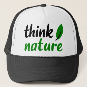 Gorra De Camionero pensar en la naturaleza