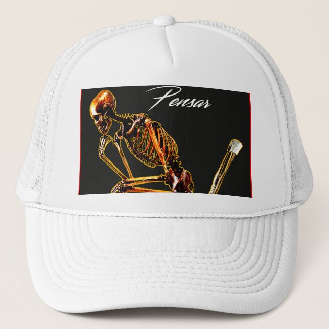 Gorra De Camionero Pensar: Reflexiones multilingües (Anverso)