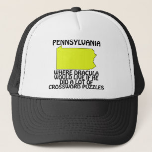 Gorra De Camionero Pensilvania - Donde viviría Drácula...