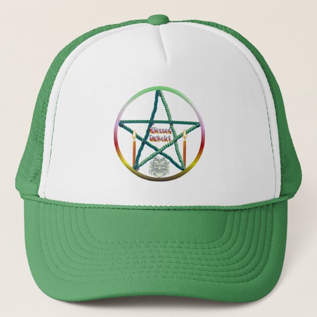 Gorra De Camionero Pentáculo de Imbolc (Anverso)