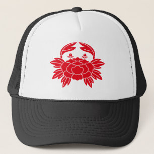 Gorra De Camionero Peonía en forma de cangrejo