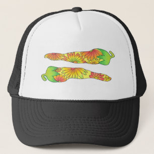 Gorra De Camionero Peppers amarillos largos
