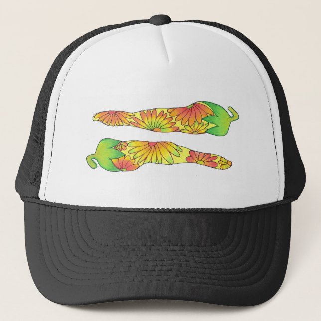 Gorra De Camionero Peppers amarillos largos (Anverso)