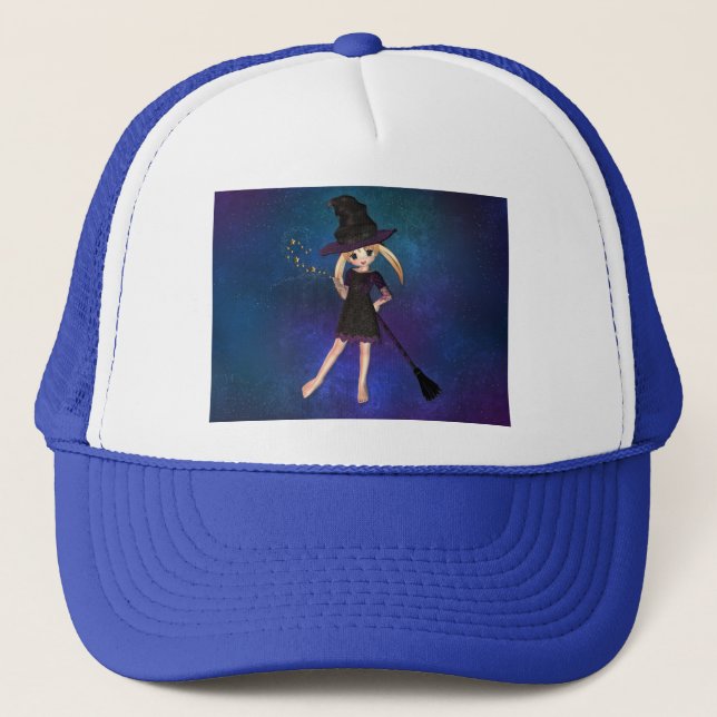 Gorra De Camionero Pequeña bruja (Anverso)