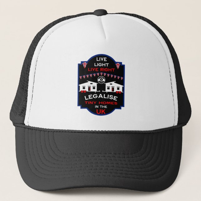 Gorra De Camionero Pequeña Casa Reino Unido (Anverso)