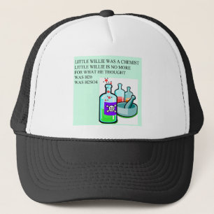 Gorra De Camionero pequeña rima de willie de la química