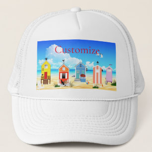 Gorra De Camionero Pequeñas y pequeñas chispas de playa Thunder_Cove