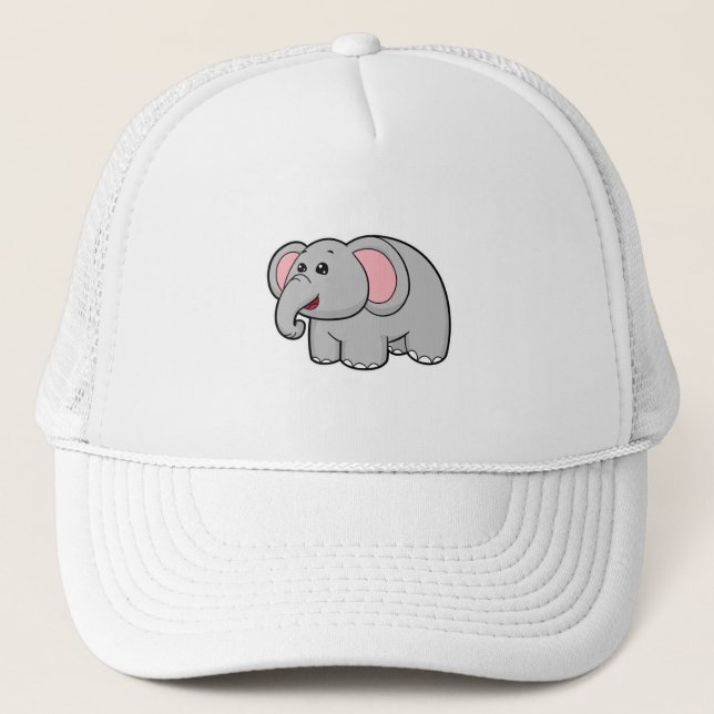 Gorra De Camionero Pequeño elefante (Anverso)