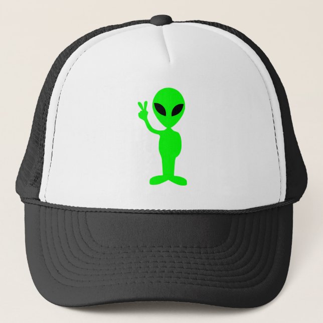 Gorra De Camionero Pequeño hombre verde (Anverso)