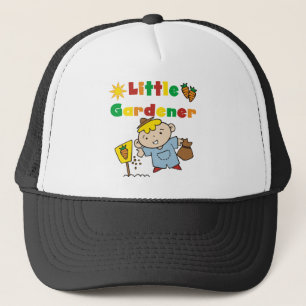 Gorra De Camionero Pequeño jardinero del muchacho