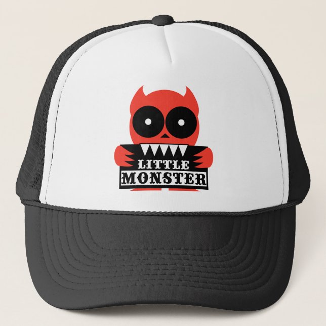 Gorra De Camionero Pequeño monstruo (Anverso)