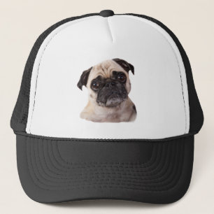Gorra De Camionero pequeño perro lindo del barro amasado