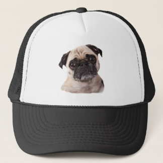 Gorra De Camionero pequeño perro lindo del barro amasado