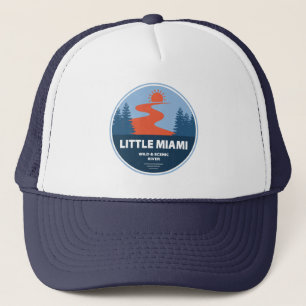 Gorra De Camionero Pequeño Río Salvaje Y Escenario De Miami