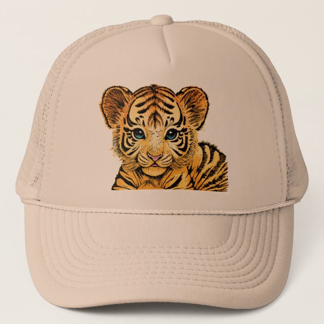 GORRA DE CAMIONERO PEQUEÑO TIGRE (Anverso)
