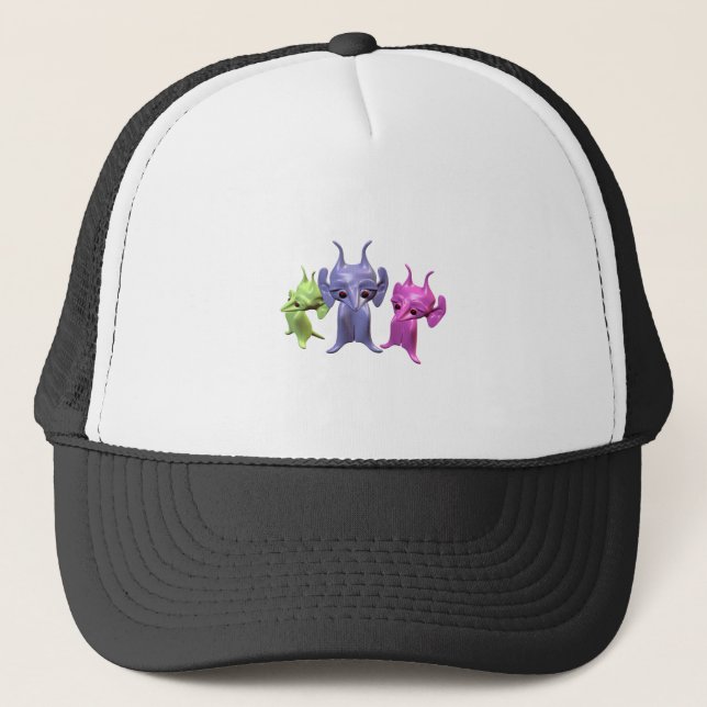 Gorra De Camionero Pequeños marcianos (Anverso)