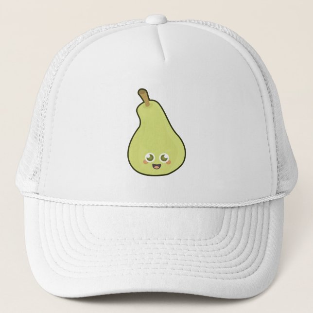 Gorra De Camionero Pera de Kawaii (Anverso)