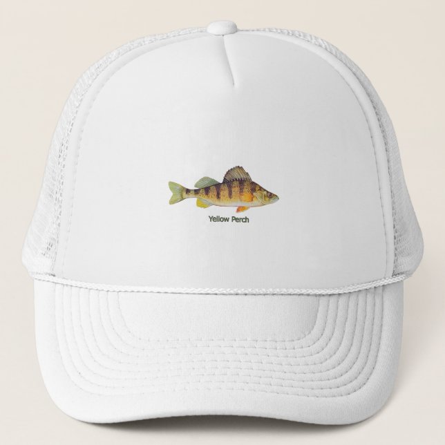Gorra De Camionero Perca amarilla (titulada) (Anverso)