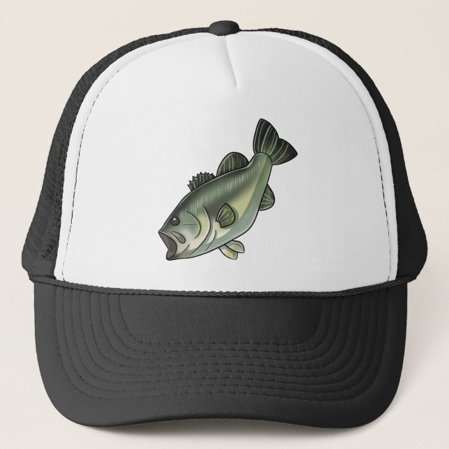 Gorra De Camionero Perca americana (Anverso)