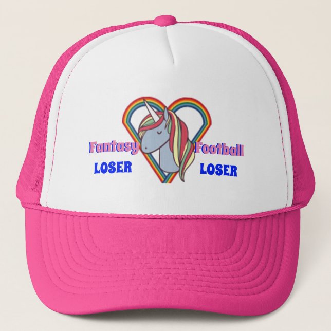 Gorra De Camionero Perdedor del fútbol de la fantasía (Anverso)