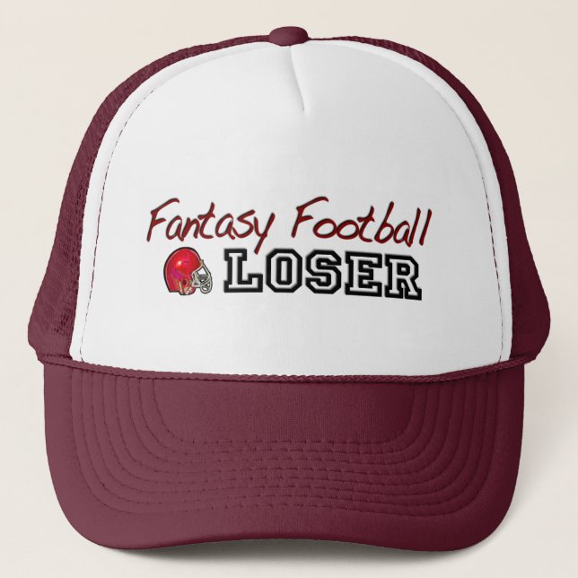 Gorra De Camionero Perdedor del fútbol de la fantasía (Anverso)