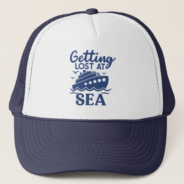 Gorra De Camionero Perderse en las vacaciones de Sea Cruise (Anverso)