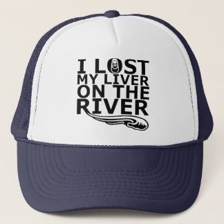 Gorra De Camionero "Perdí mi hígado en gorra del camionero del río"