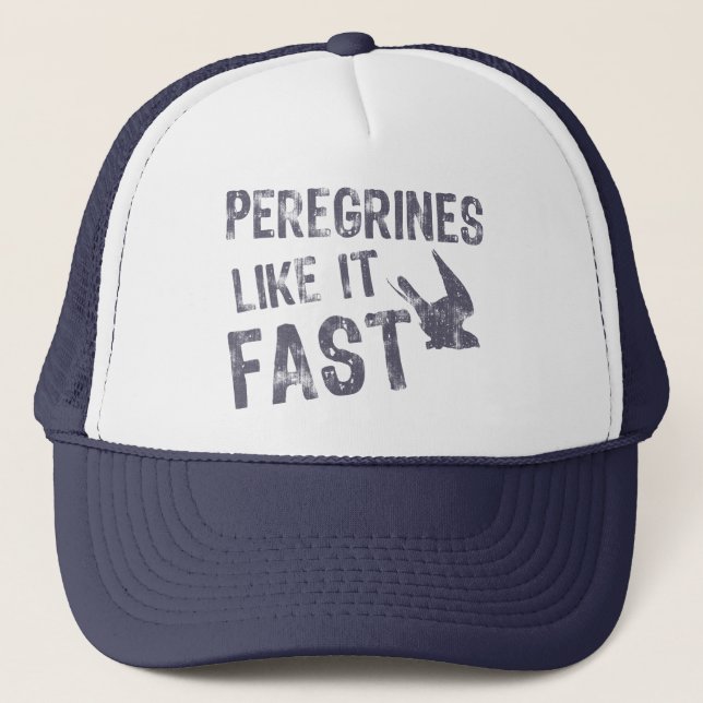 Gorra De Camionero Peregrinos como él rápido (Anverso)