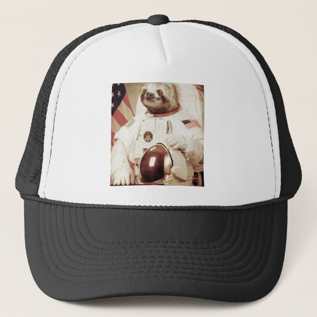 Gorra De Camionero Pereza del astronauta (Anverso)