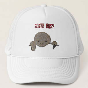Gorra De Camionero Pereza del bebé del abrazo de la pereza