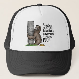 Gorra De Camionero pereza pooping