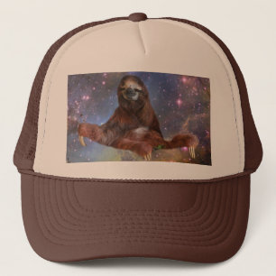 Gorra De Camionero Perezas en camionero del espacio