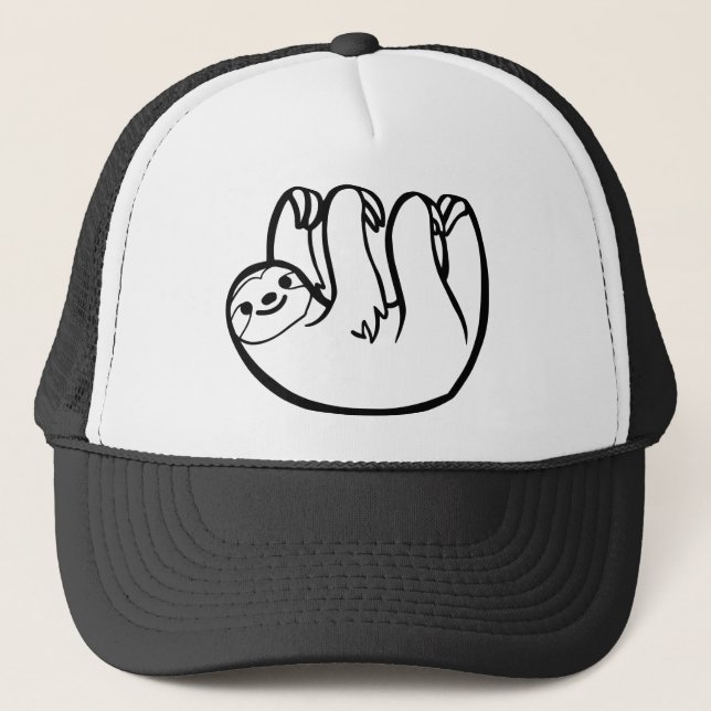 Gorra De Camionero perezoso - gracioso (Anverso)