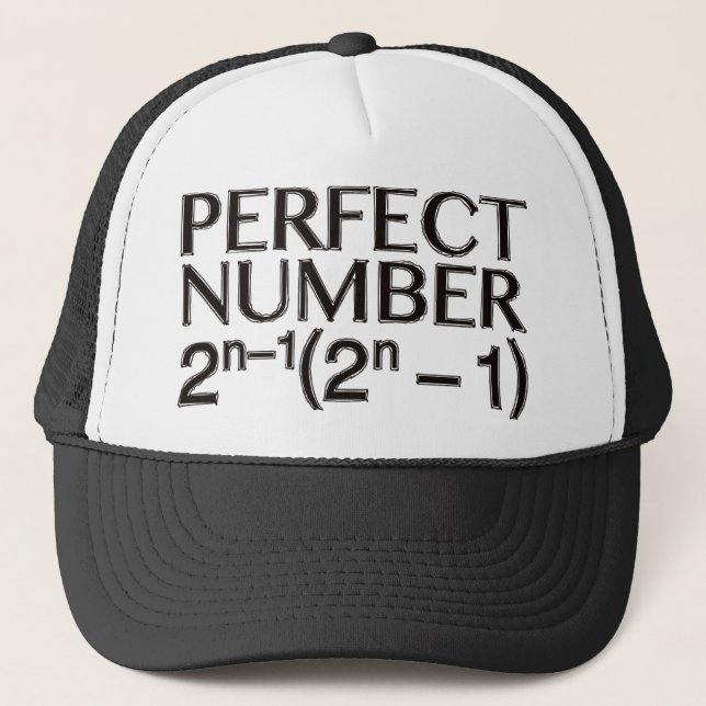GORRA DE CAMIONERO PERFECT_NUMBER (Anverso)